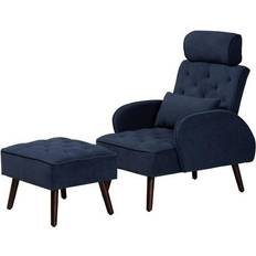 Armchairs Baxton Studio Haldis Velvet Armchair