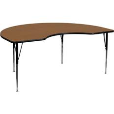 Dining Tables Flash Furniture XU-A4872-KIDNY-OAK-T-A-GG 48''W Kidney Shaped Dining Table