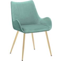 Furniture Armen Living Avery Collection LCAVCHTEAL Kitchen Chair