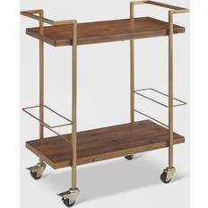 Gold bar cart Finch Maxwell Bar Cart Trolley Table