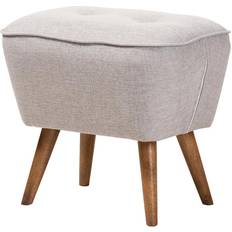 Gray Pouffes Baxton Studio Ottomans Greyish Pouffe