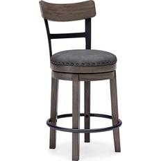 Farmhouse swivel bar stools Ashley Signature Caitbrook 24 Farmhouse Bar Stool