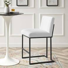 Modway White Bar Stools modway Indulge Collection EEI-4653-WHI Bar Stool