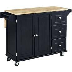 Furniture Homestyles Madison Kitchen Cart Trolley Table 18x53"