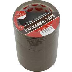 Timco Packaging Tape Brown 48mm x 50m 3pcs