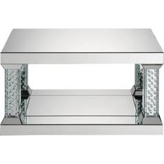 Silver - Wood Coffee Tables Benjara Pali Coffee Table 24x36"