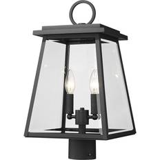 Black Gate Lamps Z-Lite 521PHMR Broughton 2 Post Gate Lamp