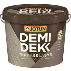 Jotun Träfärger - Utomhusfärger Målarfärg Jotun Demidekk Terasslasyr Träfärg Silver 0.75L