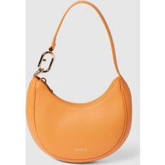 Furla Primavera Shoulder Bag S Marmalade Orange Soft Calf Leather Woman