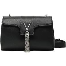 Valentino Crossbody Uld Taske Med Lynlås Lukning - Sort