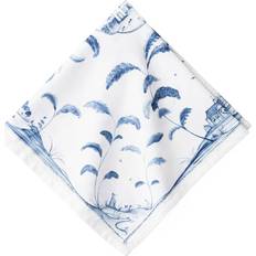 Coton Serviettes en Tissu Juliska Country Estate Delft Napkin Serviette en Tissu Bleu