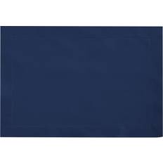 Linen Place Mats SFERRA Festival Placemats Set of 4 14 x 20 in Set of 4 Place Mat Blue