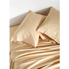 Textiles Donna Karan Silk Indulgence Bed Sheet Gold (274.3x233.7)