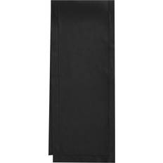 Black Tablecloths SFERRA Festival Runner 15 x 90 in Bold Accents Tablecloth Black