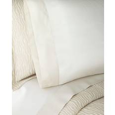 Beige Pillow Cases SFERRA Larro Pillowcases Standard Pair Beige Pillow Case Beige