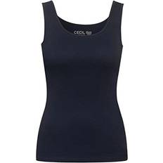 Linda Uni Color Top - Deep Blue