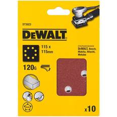 Dewalt Slibeplade Tilbehør til elværktøj Dewalt 115 x 115 mm Velco Slibepapir 10-Pak