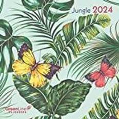 Greenline Jungle 2024 Brochure Wall Calendar 30 x 30-30 x 60 cm