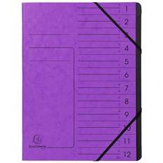 Exacompta Stapled Spine Multipart File 245 x 320mm in Size Purple Cover