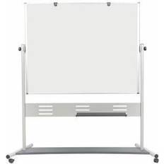 Bi-Office Magnetic Mobile Revolving Whiteboard Enamel