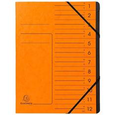Office Supplies Exacompta Stapled Spine Multipart File 245 x 320mm in Size Orange Cover