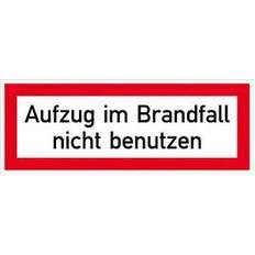 Günstig Hinweisschilder SafetyMarking® Brandschutzaufkleber "Aufzug im benutzen"