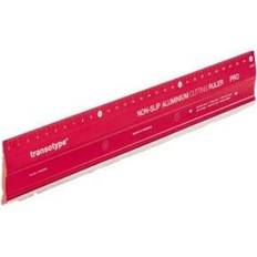 Rot Lineale Magnetoplan transotype Schneidelineal PRO 17803006 30x5cm