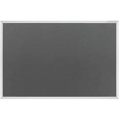 Magnetoplan Bacheca Telaio in Alluminio Anodizzato Feltro 60 cm x 45 cm