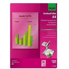 Transparent laser a4 Sigel LF620 Transparent Laser A4 210 x 297 mm Set of 50