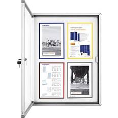 Magneetlijsten Magnetoplan Buitenvitrine CC 6 x A4