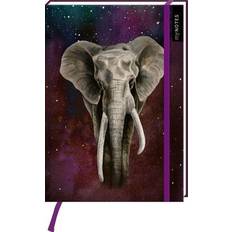 arsedition Notizbuch A5 Elefant Notebook Medium Gepunktet Paginiert