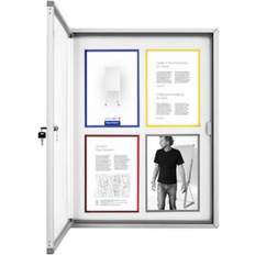 Magneetlijsten Magnetoplan Buitenvitrine CC Met Veiligheidsglas
