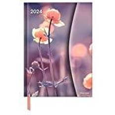 Flowers 2024 Diary Buchkalender Taschenkalender 16x22