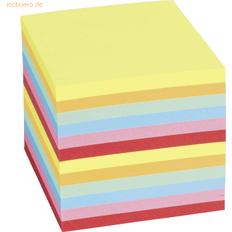 Sticky Notes Folia K+E Zettelklotz 9x9x9cm farbig 700