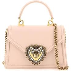 Dolce & Gabbana Bolso Pequeño Devotion De Terciopelo Rosa