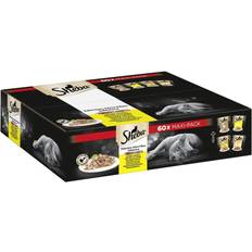 Sheba Selezione In Salsa Pollo Tacchino Anatra E Pollame Cibo Umido Completo Per Gatti Adulti, 60 Bustine DA 85G