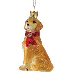 Kurt Adler Golden Retriever with Bow Christmas Tree Ornament