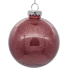 Vickerman 4 Clear Ball with Glitter Interior Holiday Christmas Tree Ornament
