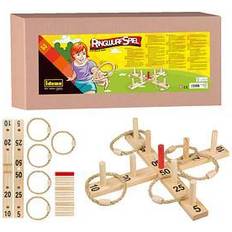 40199 Wooden Toss 9 Rods 4 Sisal Rings