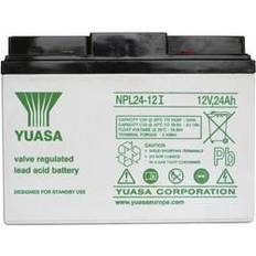 24ah batteri Yuasa NPL24-12 Blybatteri 12 V 24 Ah Blyflee.