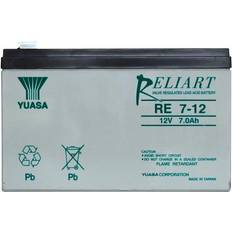 12 7ah Yuasa RE7-12 Blybatteri 12 V 7 Ah Blyfleece