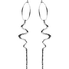 Maanesten mia sølv Maanesten Mia Creol Earrings - Silver