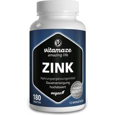 Vitamaze Zink 25 mg hochdosiert vegan Tabletten