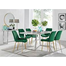 Furniturebox Green Kylo Dining Set