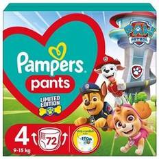 Pampers Bleer på tilbud Pampers WB Paw Patrol size 4 9-15kg 72 pcs
