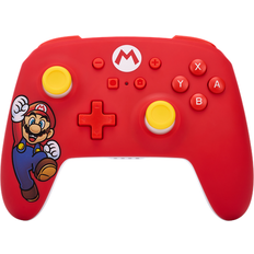 Nintendo Switch Manettes de jeu PowerA Manette Sans Fil Mario Joy-Accessoire-SWITCH Blanc