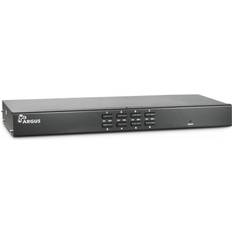 Conmutadores KVM Inter-Tech KVM AS-9108DU interruptor KVM Montaje en rack Negro, Switch KVM