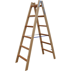 Træstige Materielhuset Træstige med laminerede vanger 2x14 trin