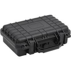 VidaXL Værktøjskasser vidaXL Transportabel flightcase 33x22x10 cm PP sort