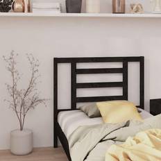 vidaXL black, 96 Solid Pine Bed Headboard